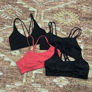 Lululemon lot of 4 Bras Size 10